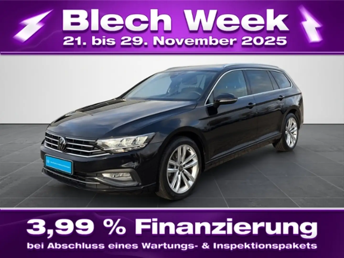 Volkswagen Passat Variant 2.0TDI DSG LED/AHK/Kamera/DC Schwarz - 1