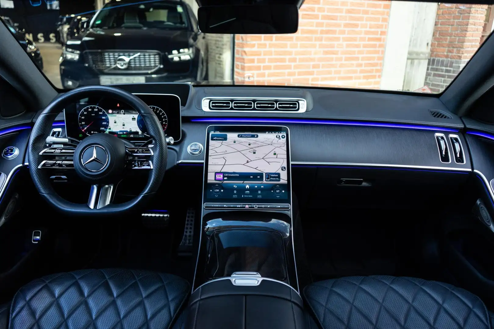 Mercedes-Benz S 580 e Lang AMG Line Pano / Burmester / 360 Zwart - 2