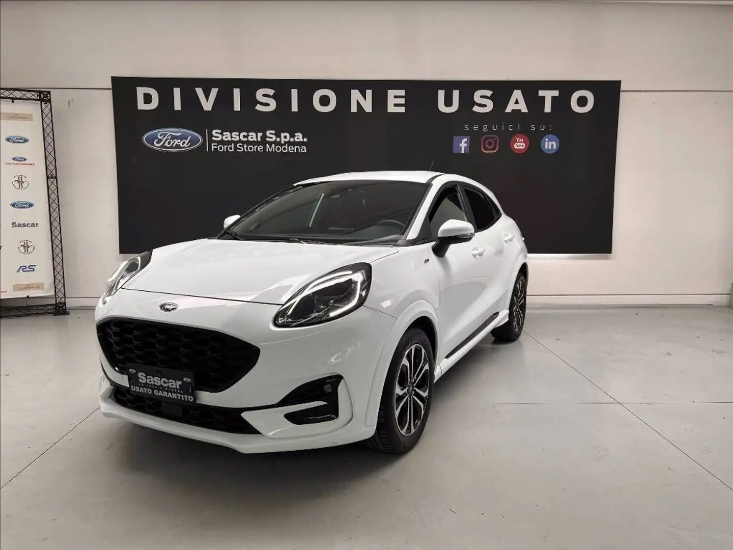 Ford Puma 1.0 ecoboost h ST-Line s&s 125cv Blanc - 1