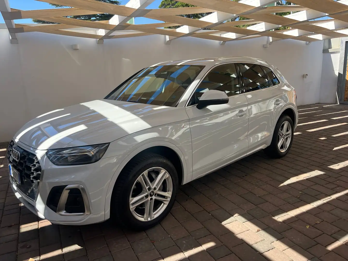 Audi Q5 Q5 40 2.0 tdi mhev 12V S line quattro s-tronic Bianco - 1