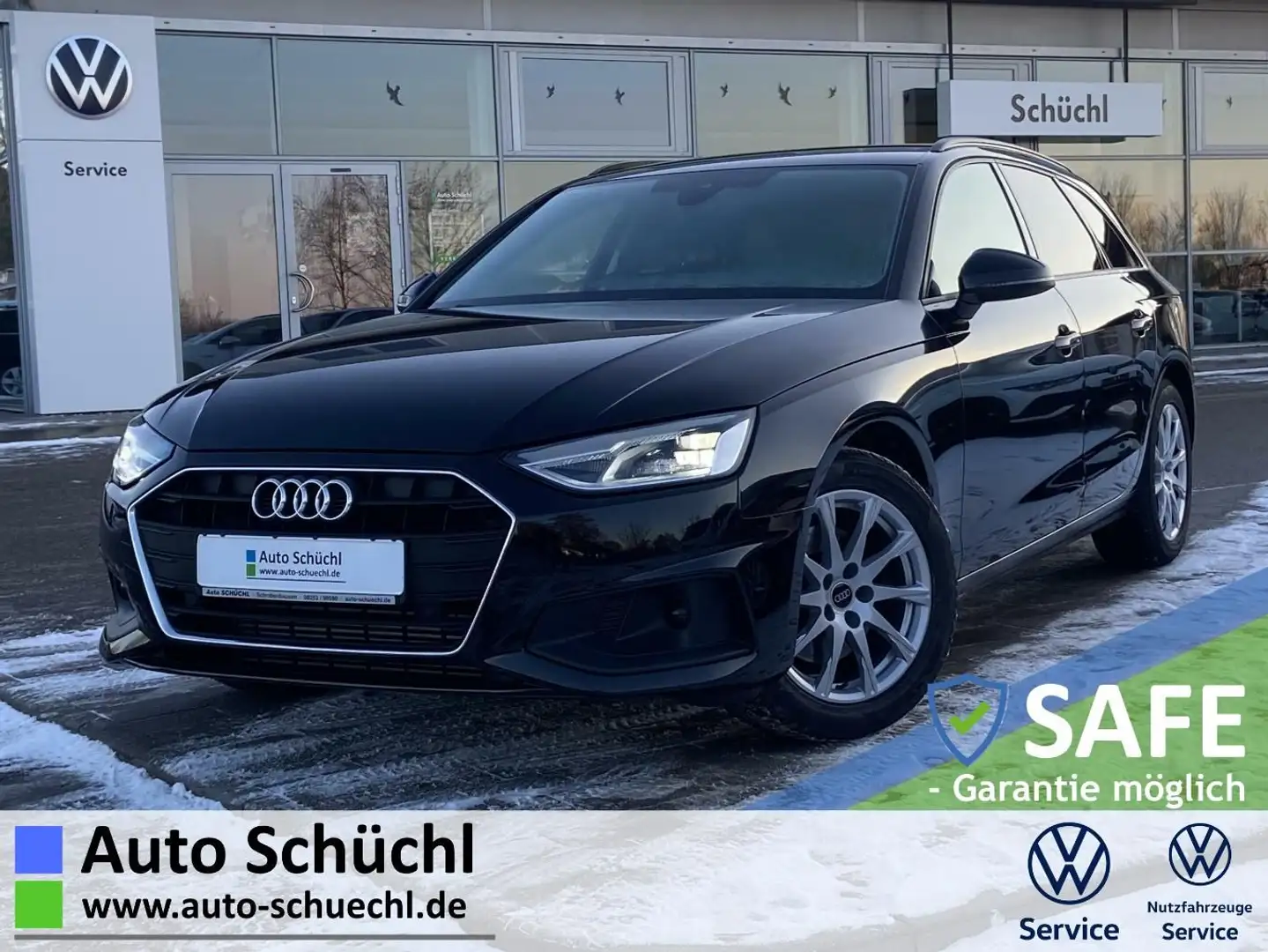 Audi A4 Avant 35 2.0 TFSI S-TRONIC KEYLESS+EL.HECKKLA Schwarz - 1
