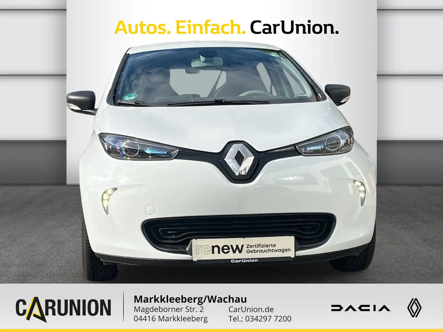 Renault ZOE LIFE inkl. Batterie Blanc - 2