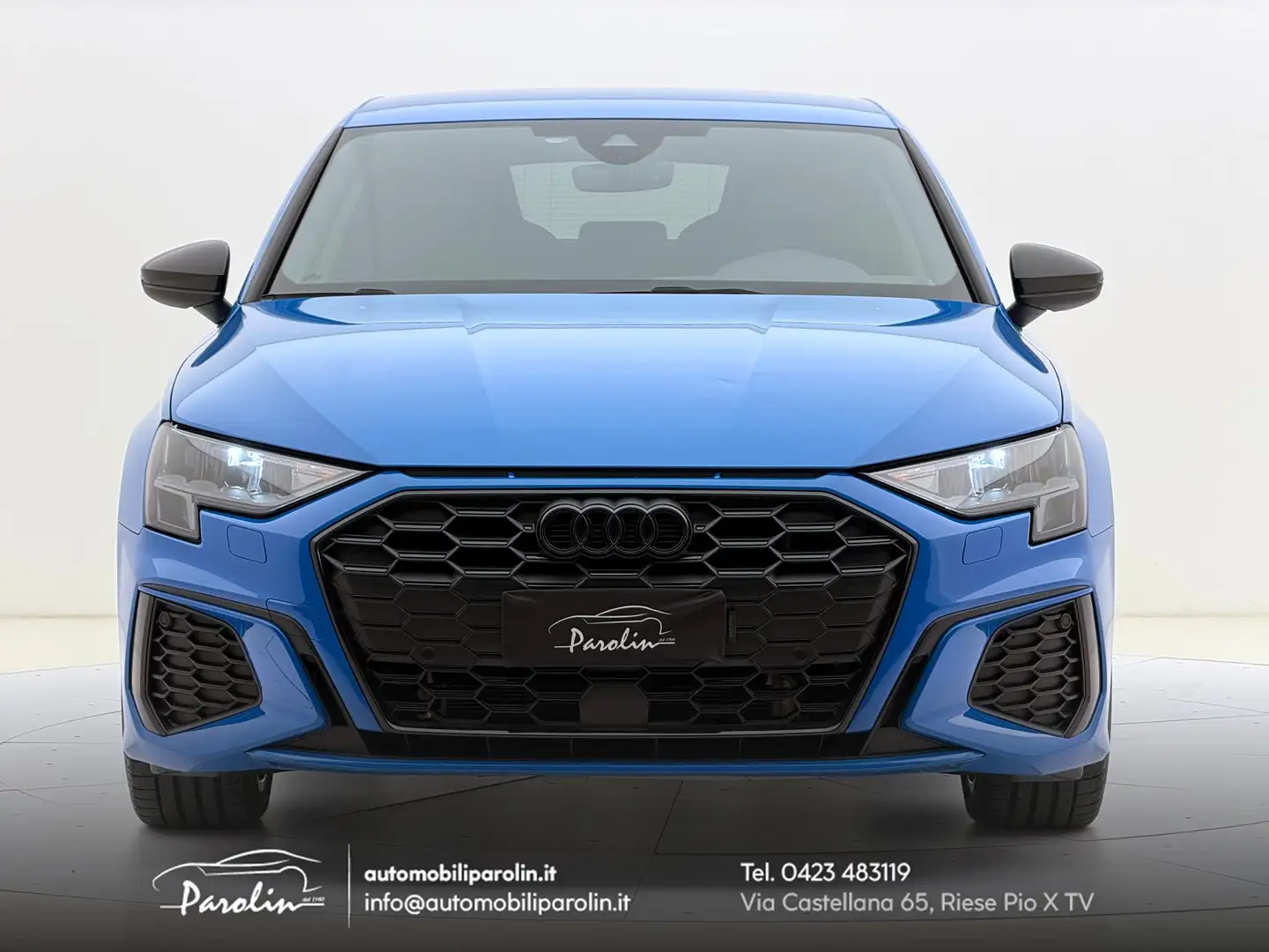 Audi A3 45 1.4 tfsi e S-line edition s-tronic Black pack Bleu - 2