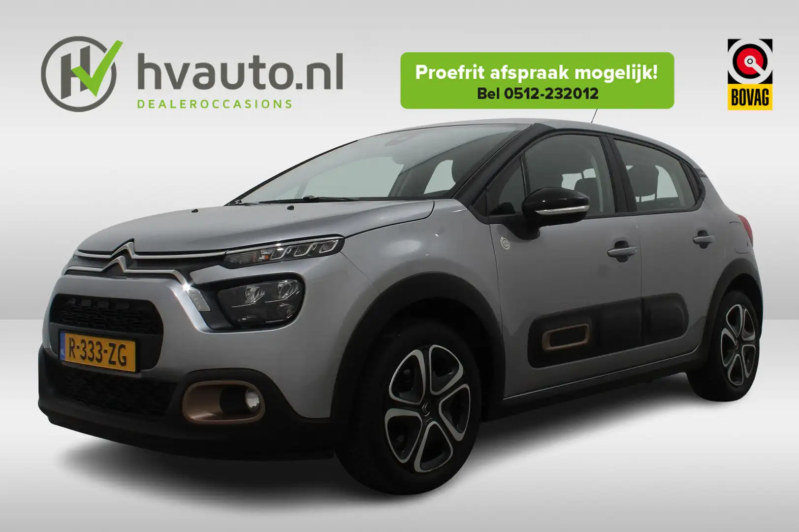 Citroen C3 1.2 PURETECH 82PK C-SERIES | Navi | Clima | Cruise Grijs - 1