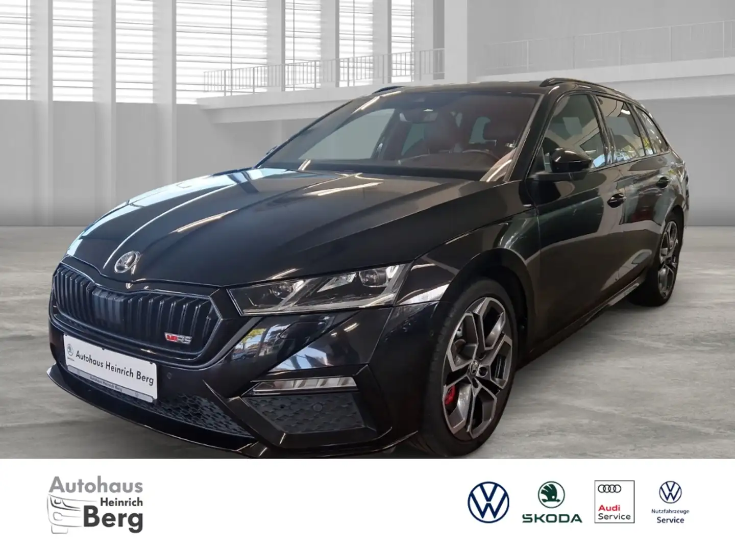 Skoda Octavia Combi RS 2.0 TSI DSG HUD AD AHK-klappbar El. Panod Noir - 1