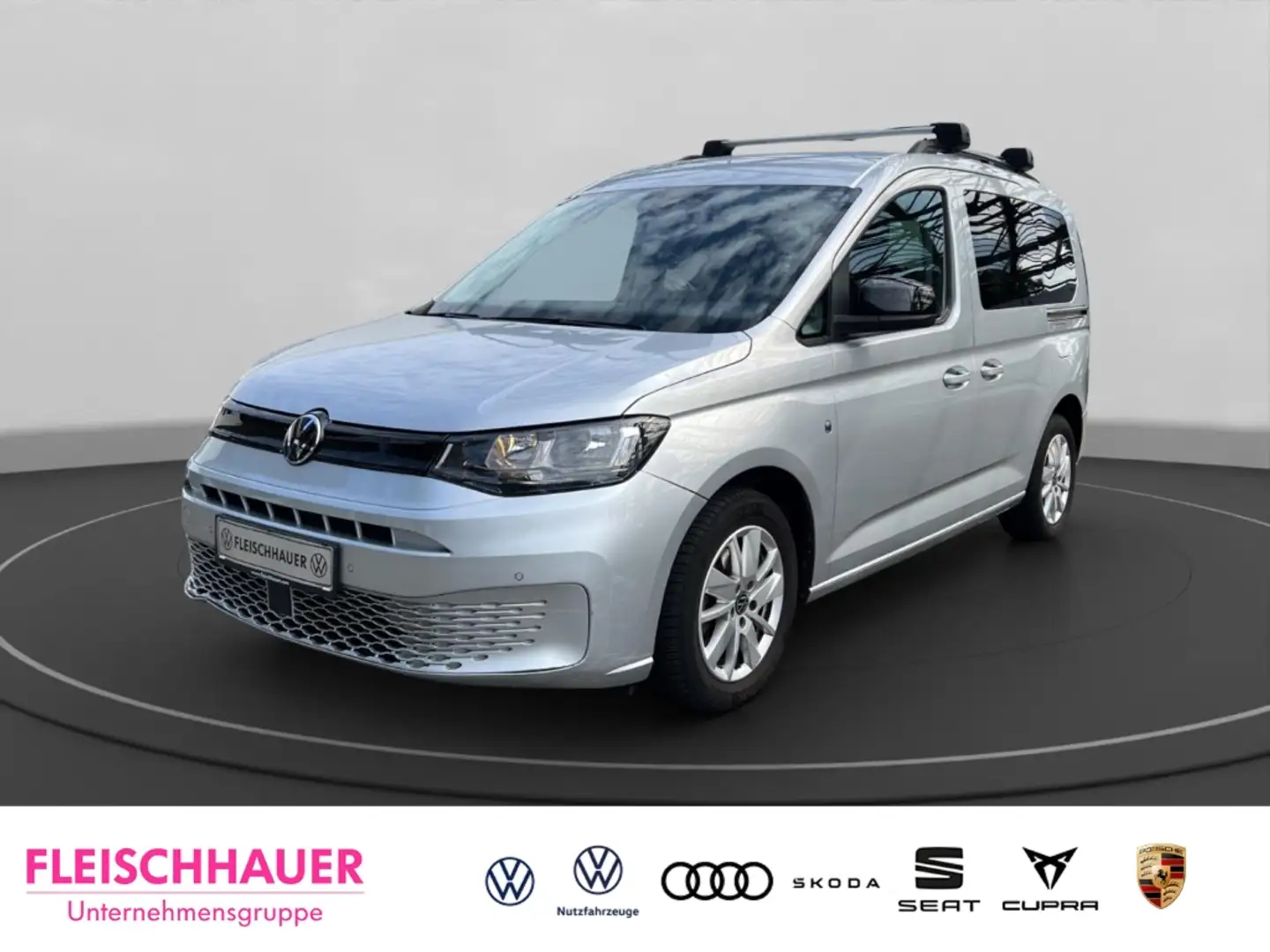 Volkswagen Caddy 2.0 TDI Navi Apple CarPlay DAB Spurhalteass. Zilver - 1