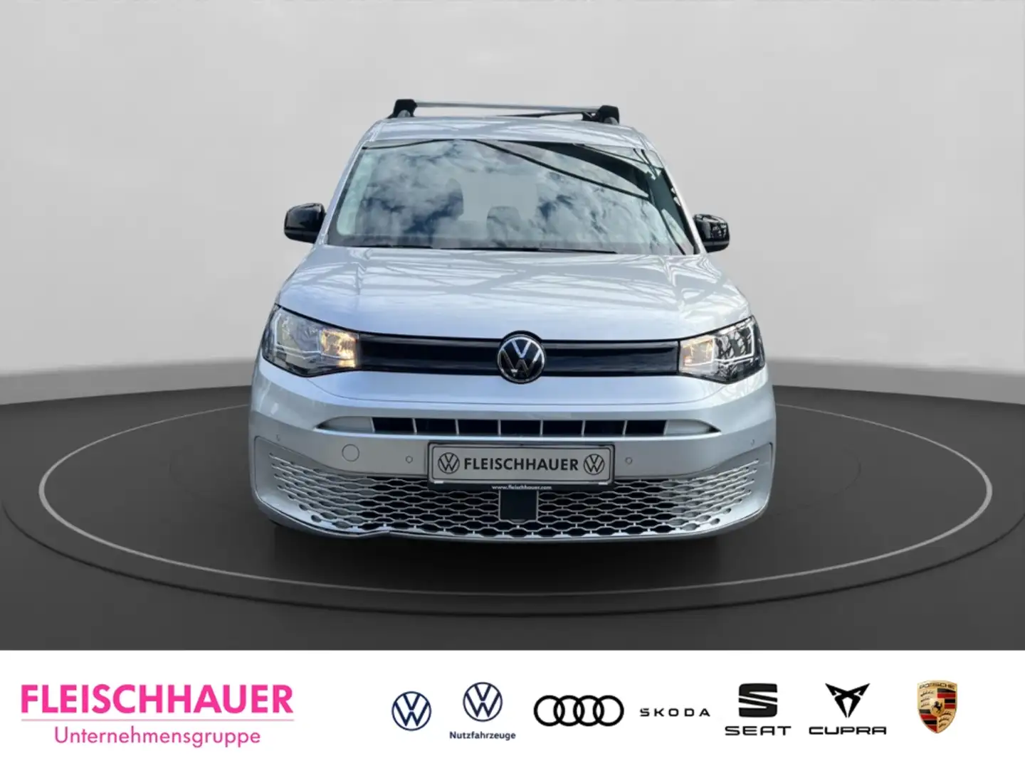 Volkswagen Caddy 2.0 TDI Navi Apple CarPlay DAB Spurhalteass. Zilver - 2