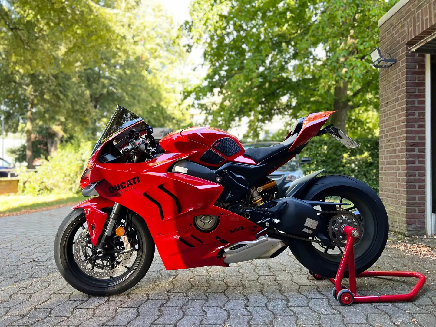 Ducati Panigale V4 Evotech Performance Puig MotoGadget TAUSCH Rojo - 2
