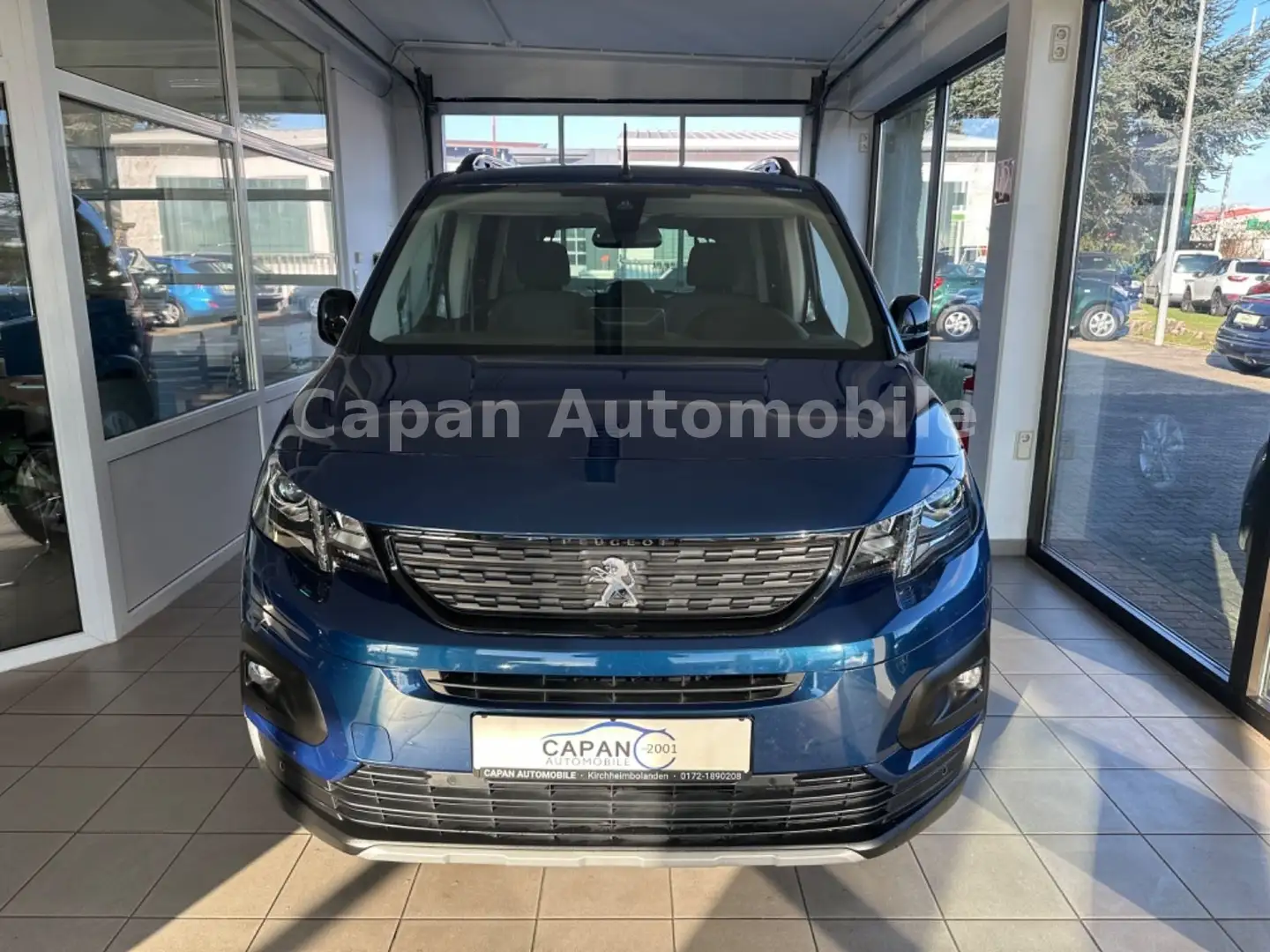 Peugeot Rifter GT L1 Automatik/1.Hand/Panorama/ 360°/EU6 Bleu - 2