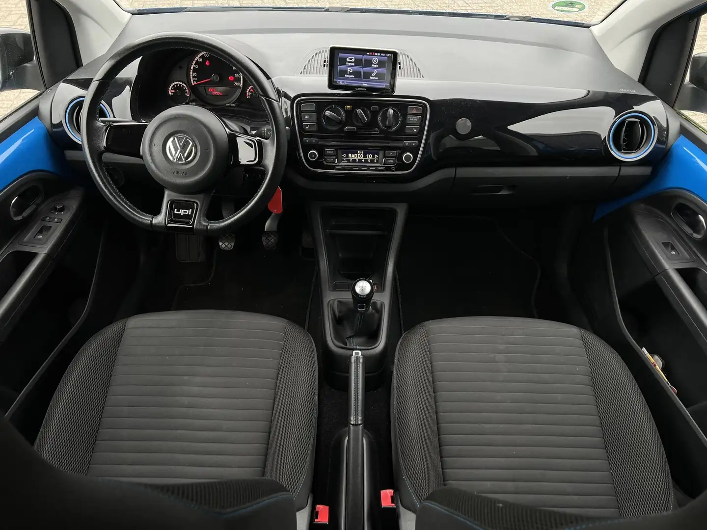 Volkswagen up! 1.0 high up! BlueMotion 60pk | Airco | Stoelverwar Blauw - 2