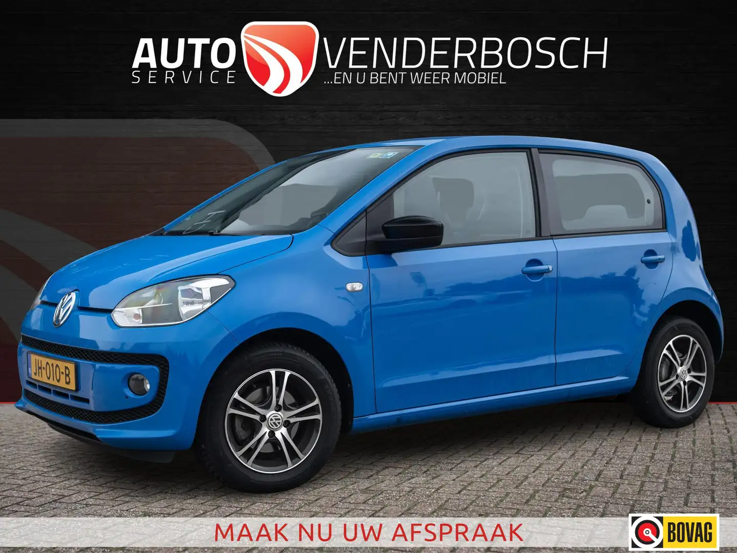Volkswagen up! 1.0 high up! BlueMotion 60pk | Airco | Stoelverwar Blauw - 1