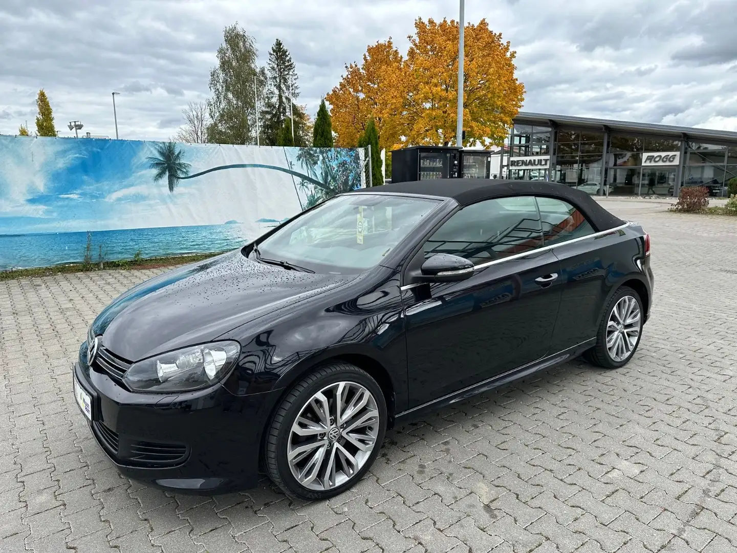 Volkswagen Golf VI Cabriolet Basis BMT / EURO-6 /TÜV/AU NEU Noir - 1