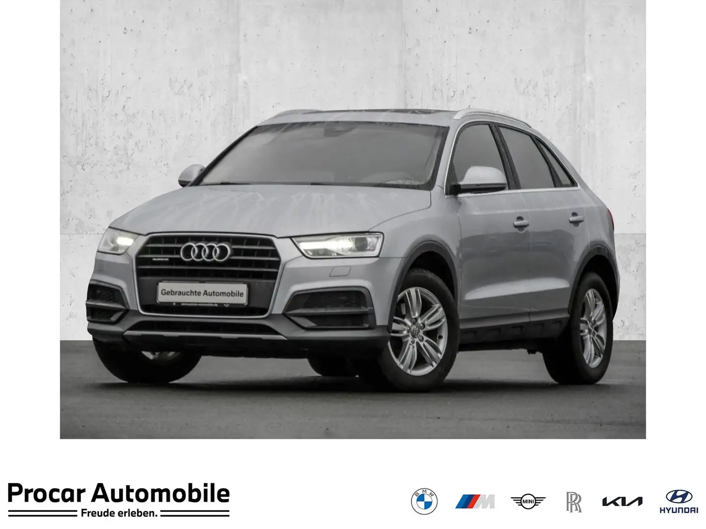 Audi Q3 QUATTRO DESIGN+AHK+PANO+NAVI Gris - 1