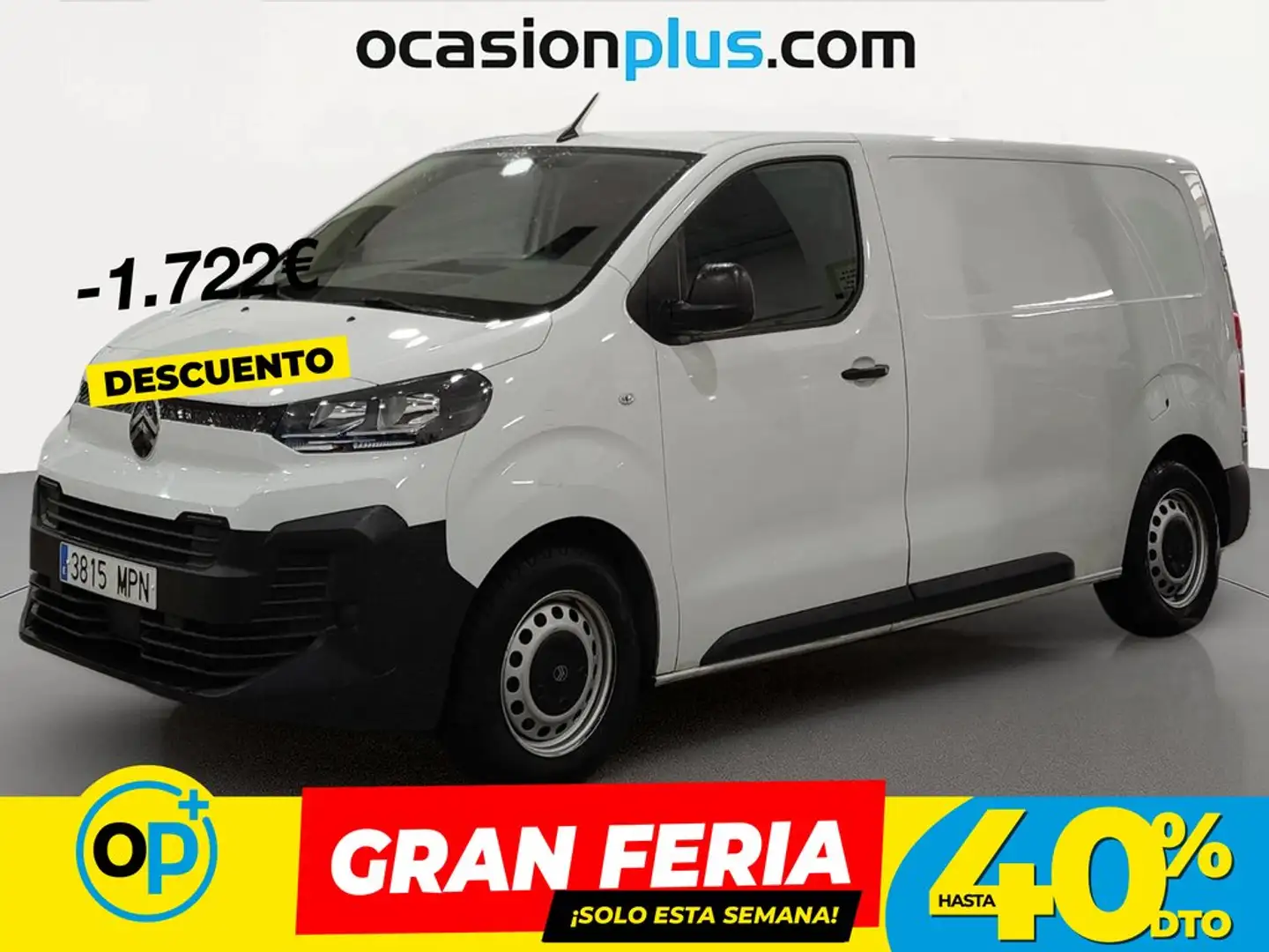 Citroen Jumpy Fg. 1.5 BlueHDI Talla M S&S 120 Blanco - 1