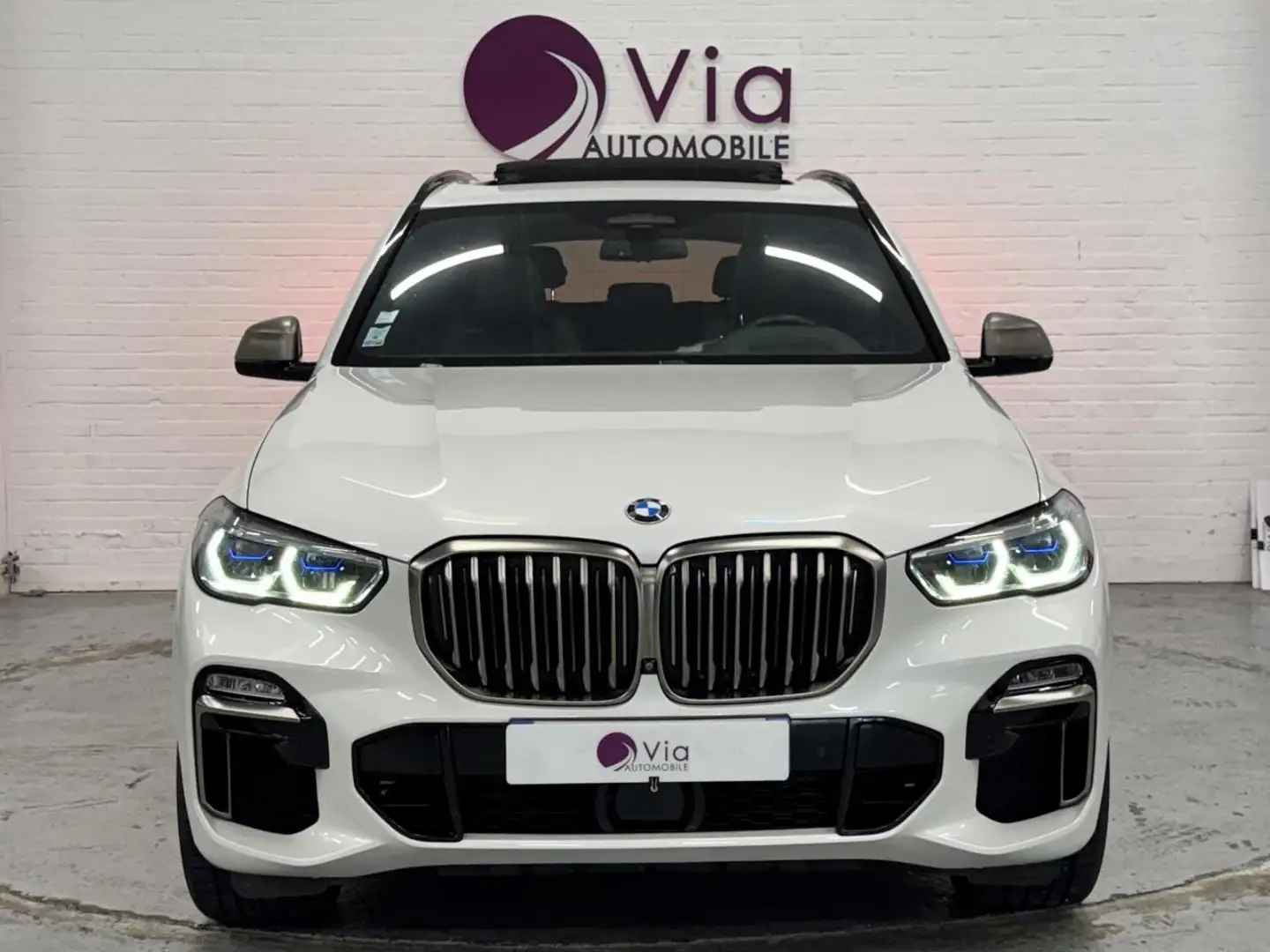 BMW X5 M50d M 50D 400 cv FULL OPTIONS Blanc - 2