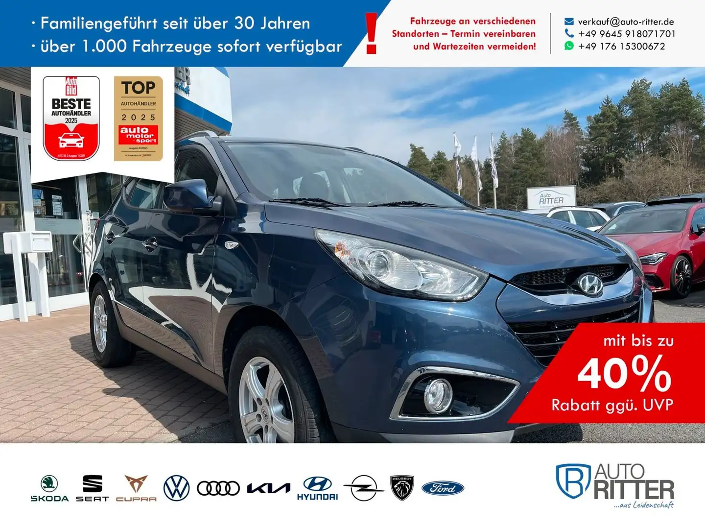 Hyundai iX35 2.0 Comfort 2WD Blau - 1