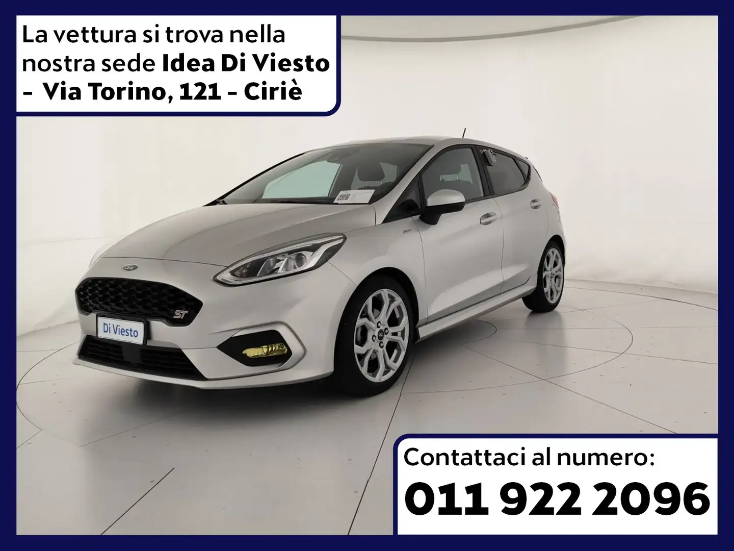 Ford Fiesta 5 porte 1.0 ecoboost 95cv st-line s&s my20.75 Argent - 1