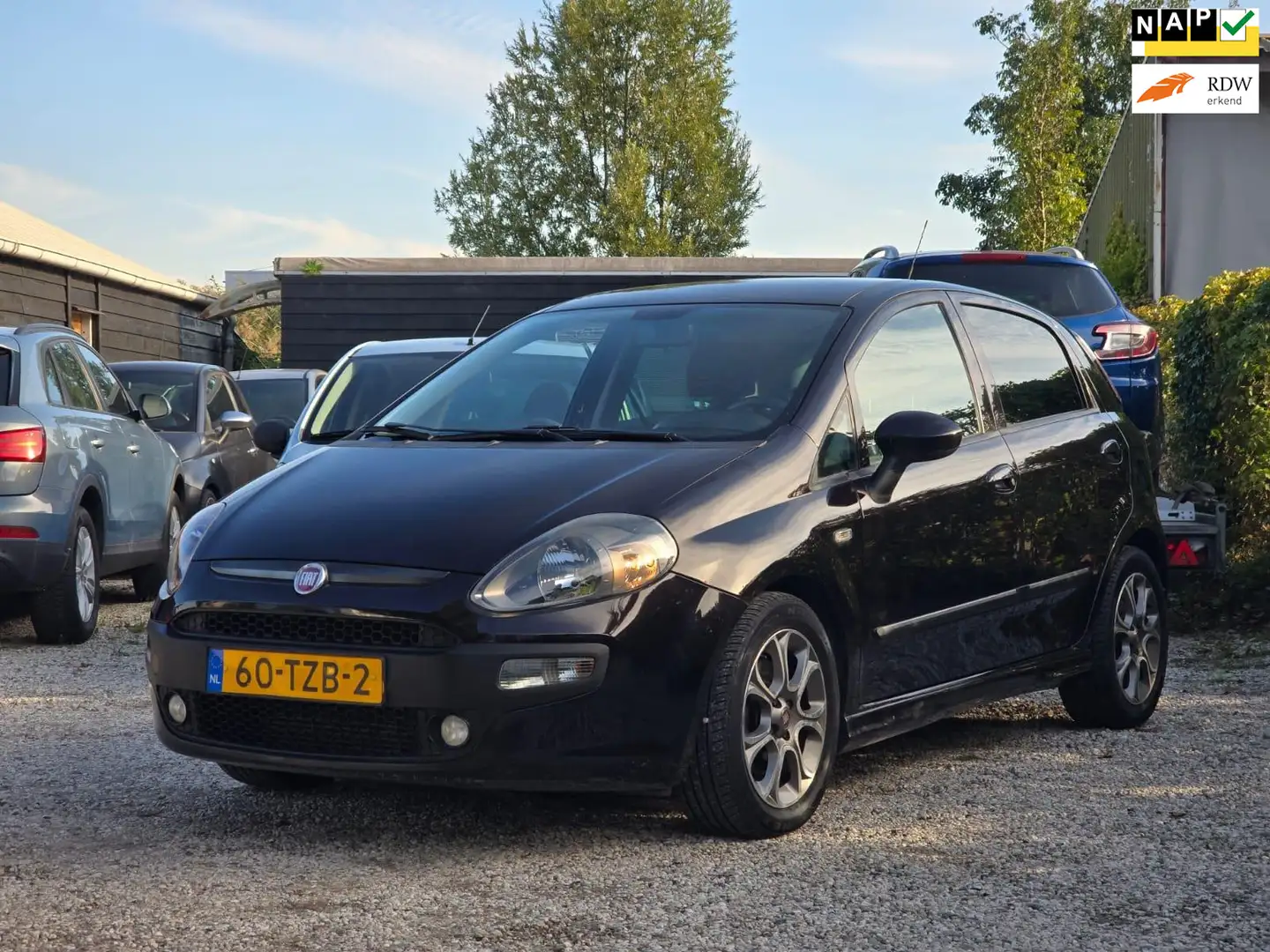 Fiat Punto Evo 1.3 M-Jet Racing 5drs 112.000 km/Climate Zwart - 1