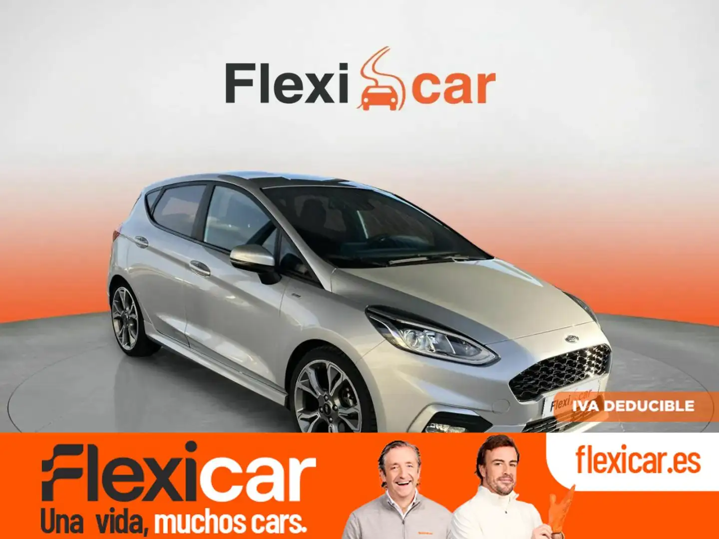 Ford Fiesta 1.0 EcoBoost S/S ST Line 100 Gris - 1