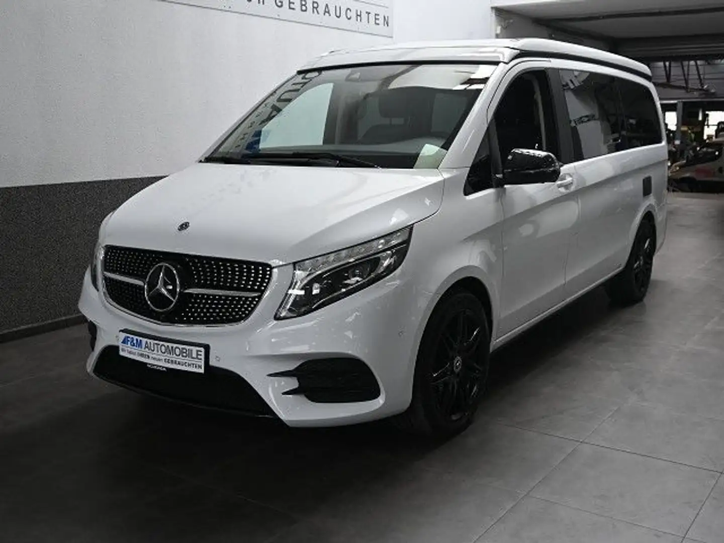Mercedes-Benz V 300 d 4Matic AMG Marco Polo Leder Navi Kamera Alb - 1