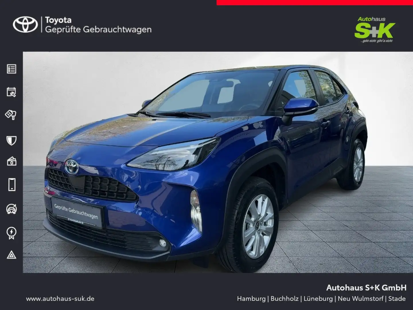 Toyota Yaris Cross +Rückfahrkamera+Carplay+Navi+ Blauw - 1