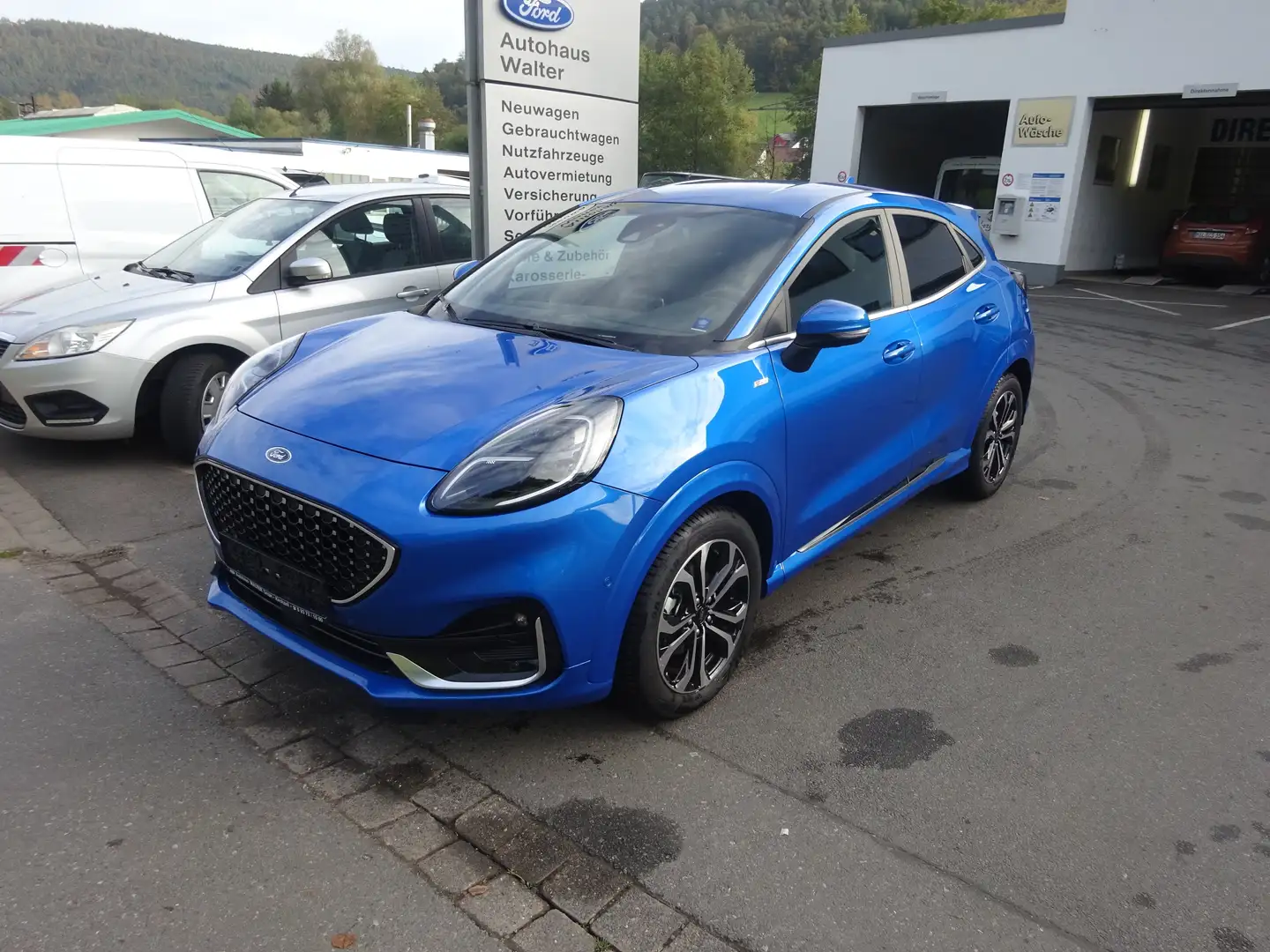 Ford Puma ST-Line Vignale LED Navi Kamera Vollleder Blue - 1