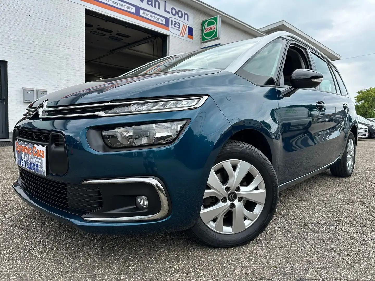 Citroen C4 SpaceTourer 130pk, Automaat, Start-st, Carplay, 7 Zitpl,... Bleu - 1