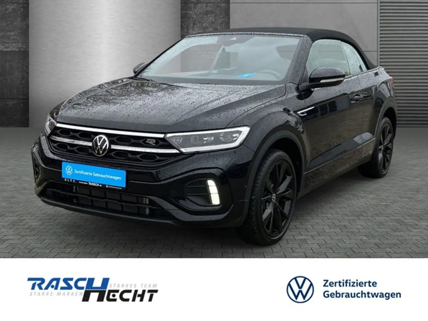 Volkswagen T-Roc Cabriolet R-Line 1.5 TSI DSG*LED*NAVI*SHZ Schwarz - 1
