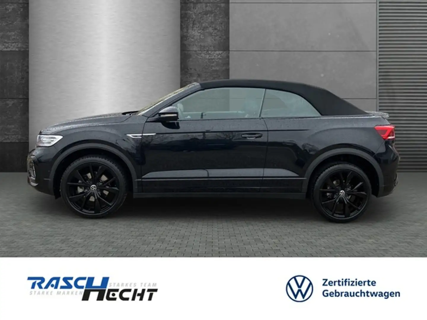 Volkswagen T-Roc Cabriolet R-Line 1.5 TSI DSG*LED*NAVI*SHZ Schwarz - 2