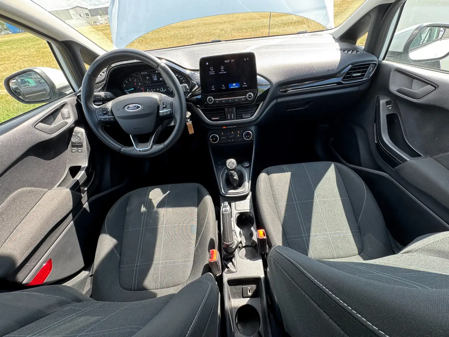 Ford Fiesta UNFALL! WSS-LENKRAD-SHZG 6-Gang KLIMA Tempomat ALU Weiß - 2