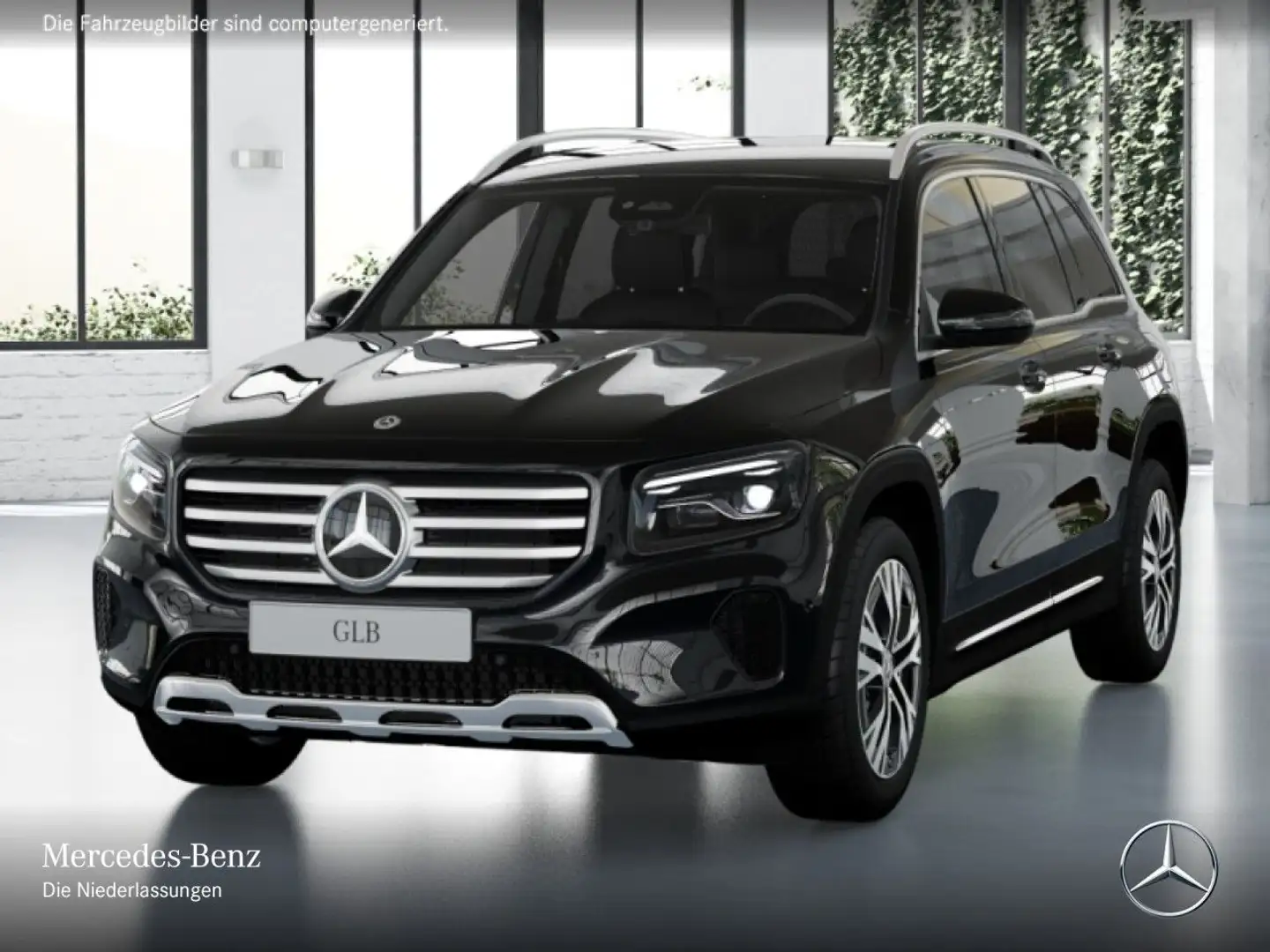 Mercedes-Benz GLB 220 4M PROGRESSIVE+AHK+MULTIBEAM+KAMERA+TOTW Schwarz - 2