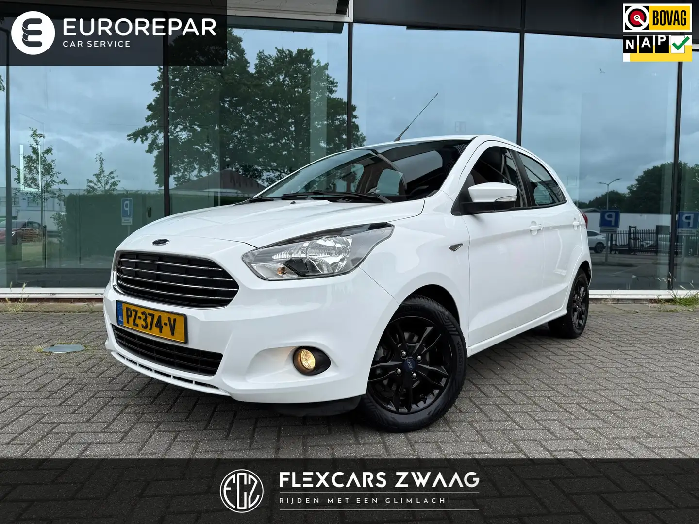 Ford Ka/Ka+ 1.2 Trend Ultimate - Airco - Parkeerhulp - Org.NL Weiß - 1