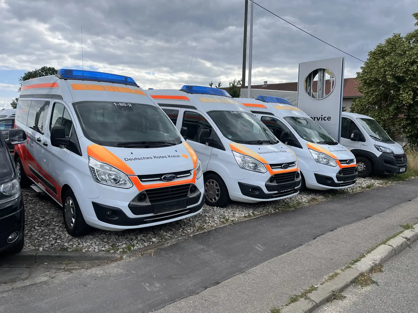 Ford Transit 350*L2*Trend*Rettungswagen*SHZ*RFK*Lang* Wit - 1