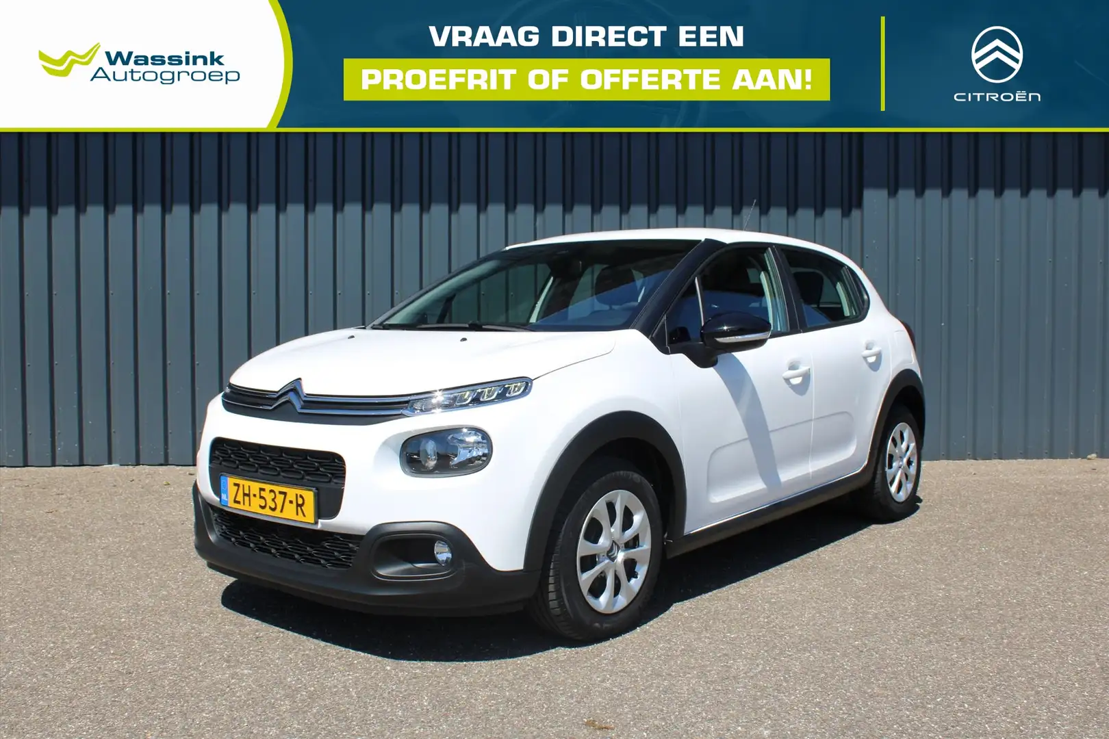 Citroen C3 1.2 Turbo 110pk Automaat Feel Airco | Bluetooth | Wit - 1