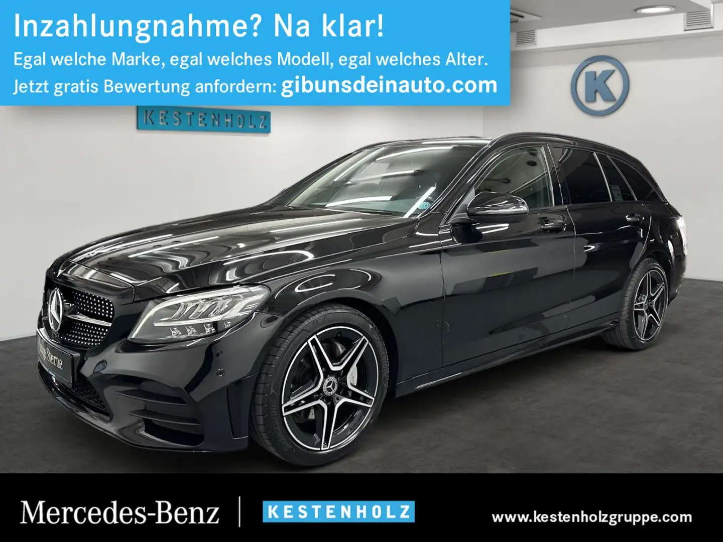 Mercedes-Benz C 200 T-Modell AMG+NIGHT+PANO+KAMERA+AMBIENTE Schwarz - 1