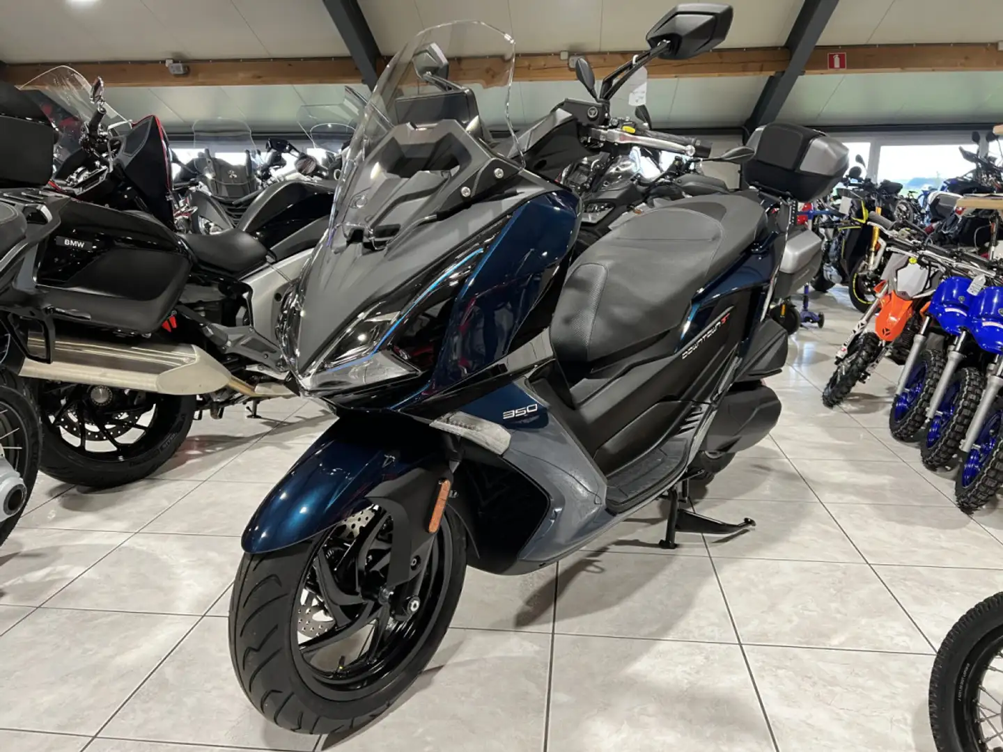 Kymco Downtown 350i GT Blau - 2