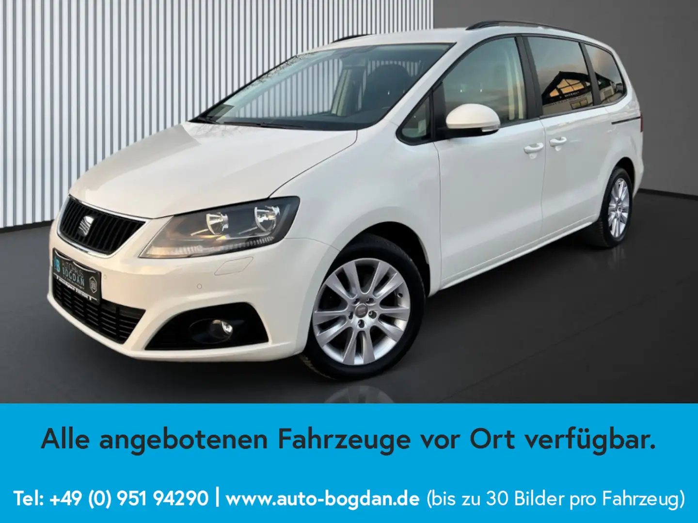 SEAT Alhambra Style Standheizung*Tempomat*PDC*SHZ* Weiß - 2