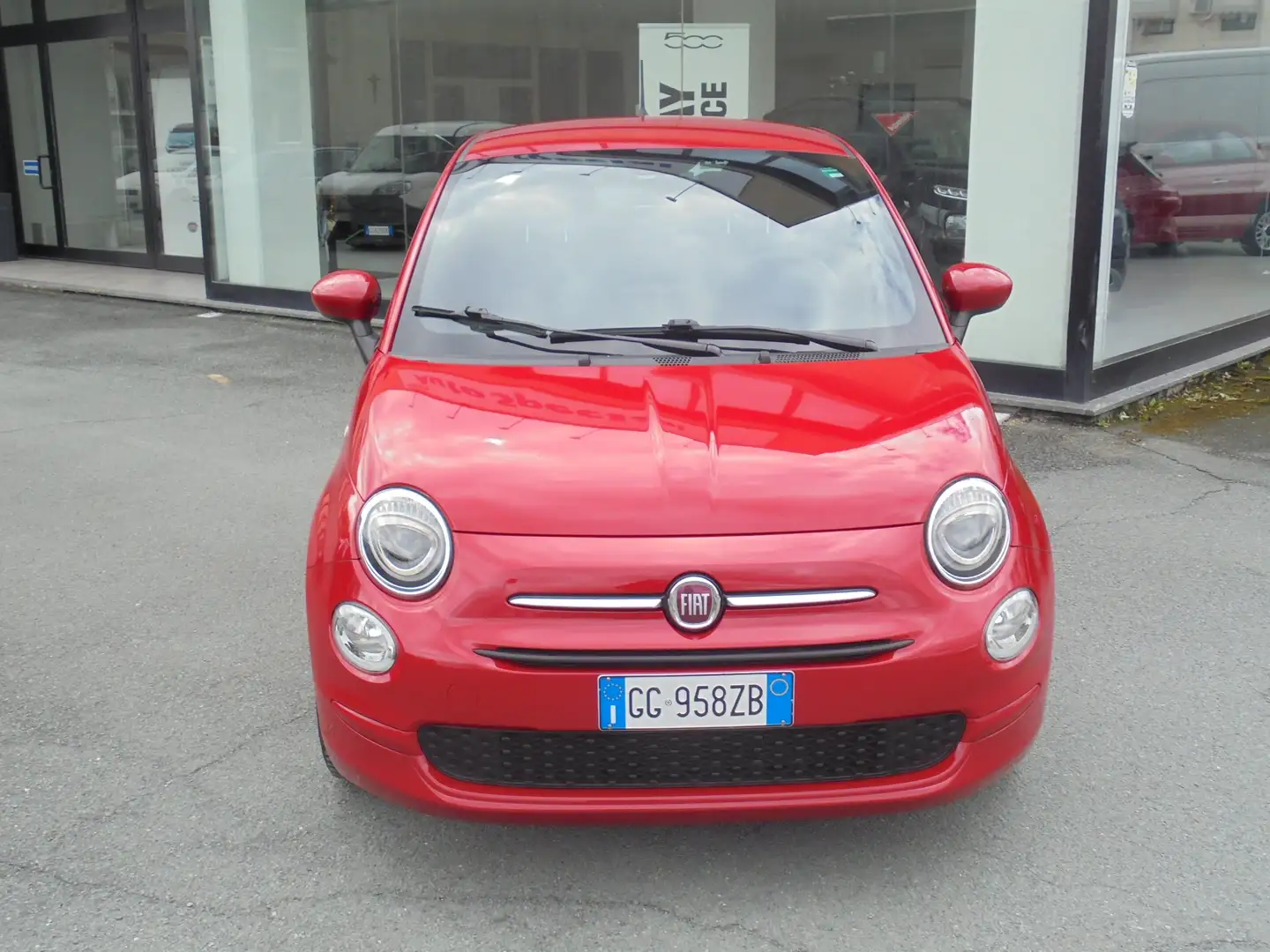 Fiat 500 1.0 hybrid LOUNGE 70cv  28584  km.  CERT. Rouge - 2