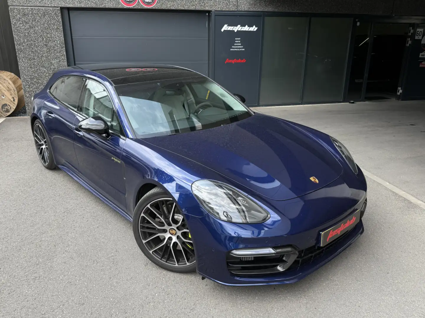 Porsche Panamera S Turismo 4S Pack Platinium Bleu - 2