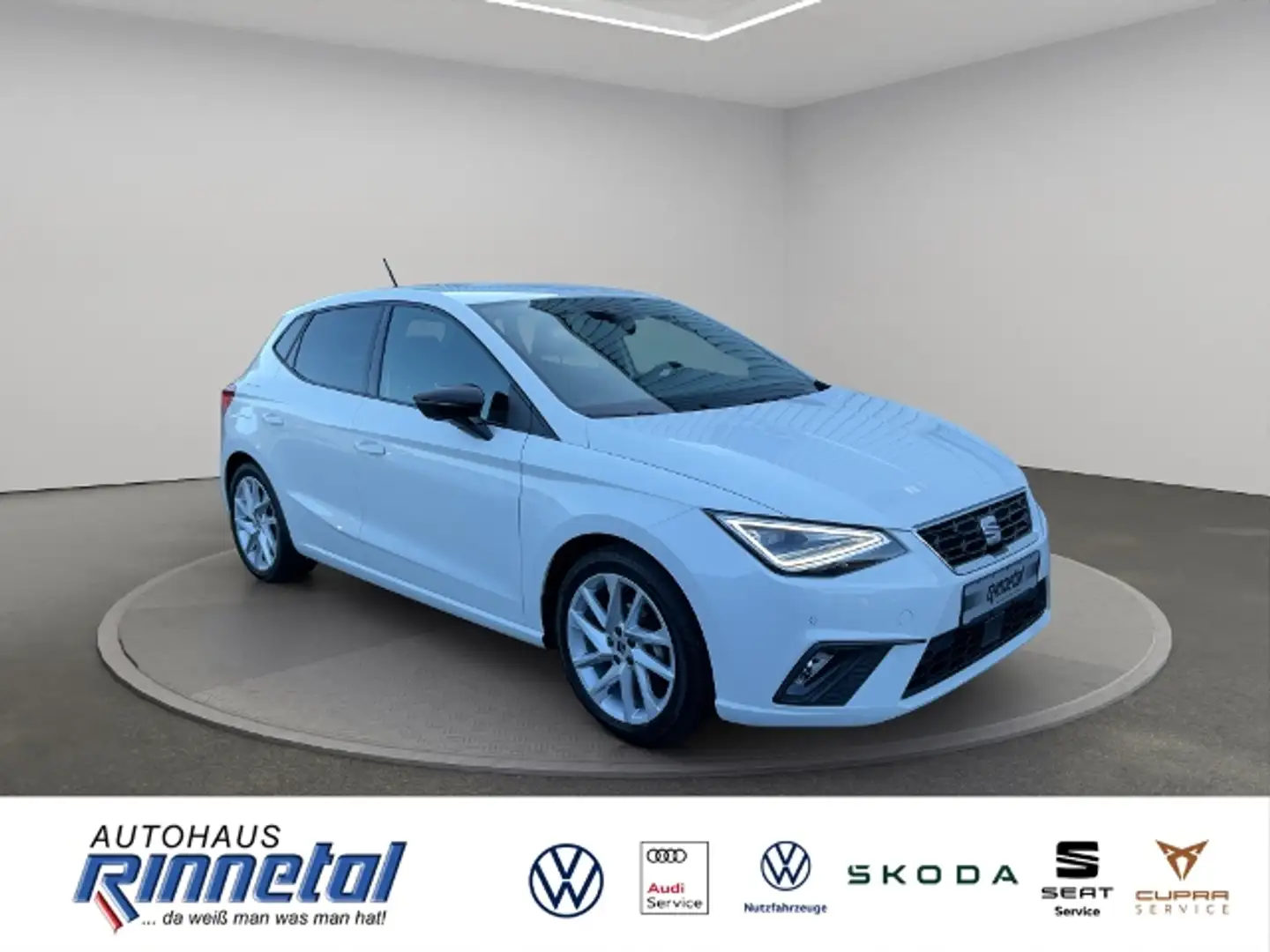 SEAT Ibiza 1.0 TSI FR VOLL LED+NAVI+KAMERA+ACC+VIRTUAL+PDC+S Blanc - 2
