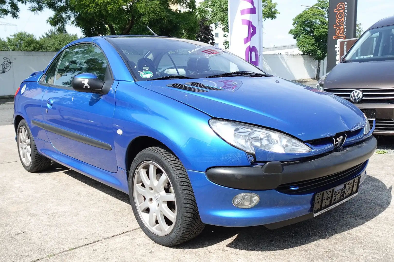 Peugeot 206 Cabriolet CC Platinum+LEDER Blau - 1
