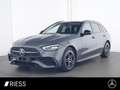 Mercedes-Benz C 220 d T AMG PANO RFK CARPLAY AKTIVER SPUR MEMO Gris - thumbnail 1