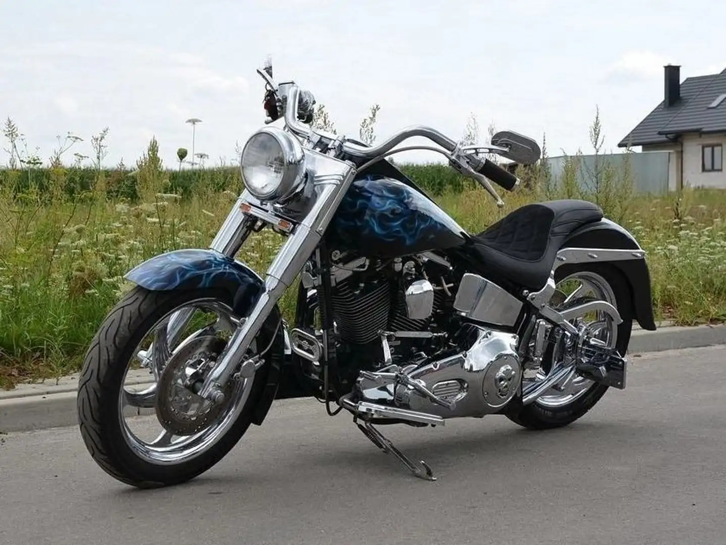 Harley-Davidson Fat Boy FLSTF Negru - 2
