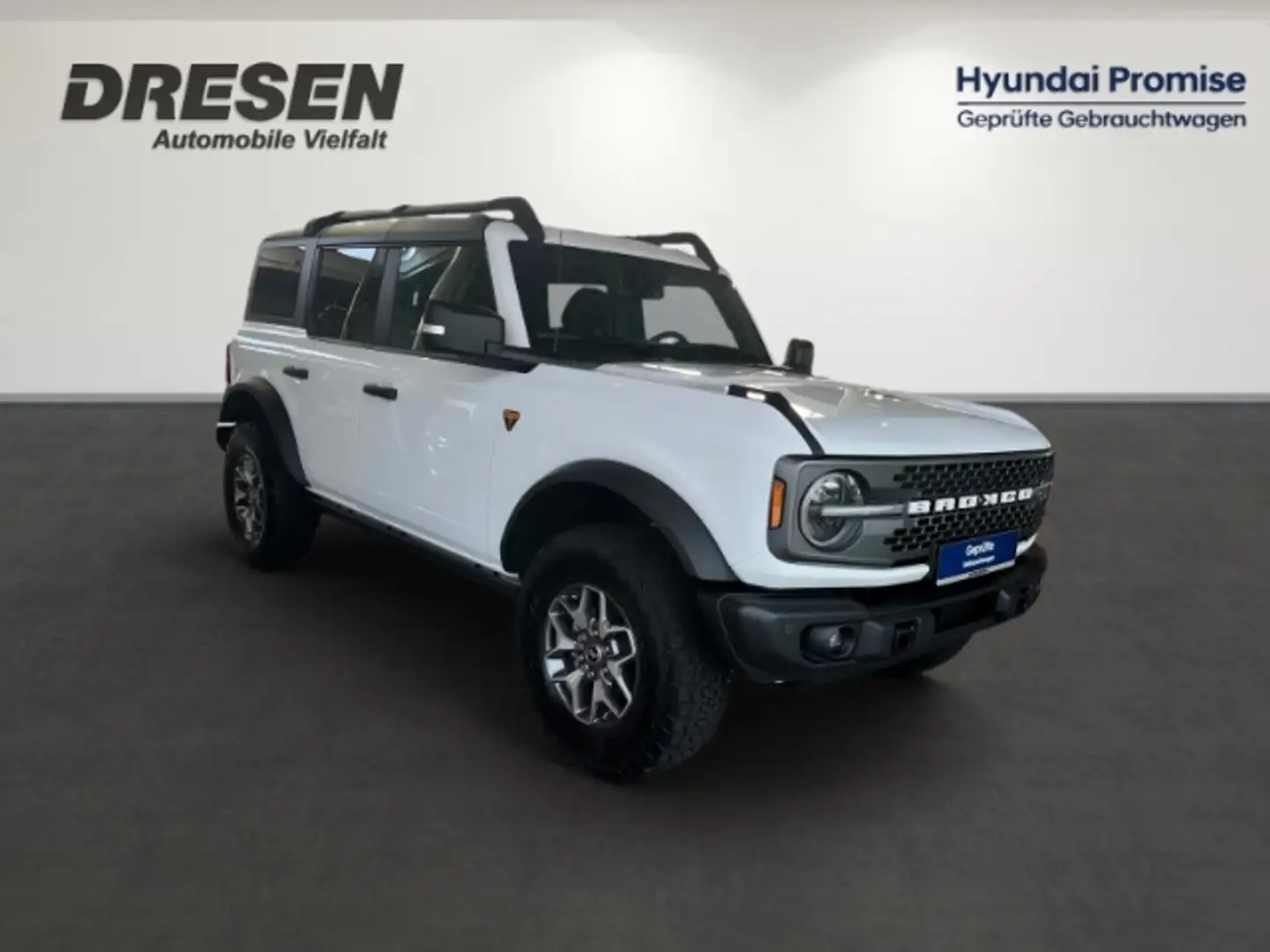 Ford Bronco V6 Badlands Hardtop B & O+PDCv+h+Keyless Blanc - 2