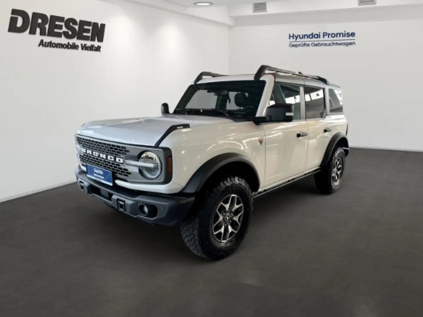 Ford Bronco V6 Badlands Hardtop B & O+PDCv+h+Keyless Blanc - 1