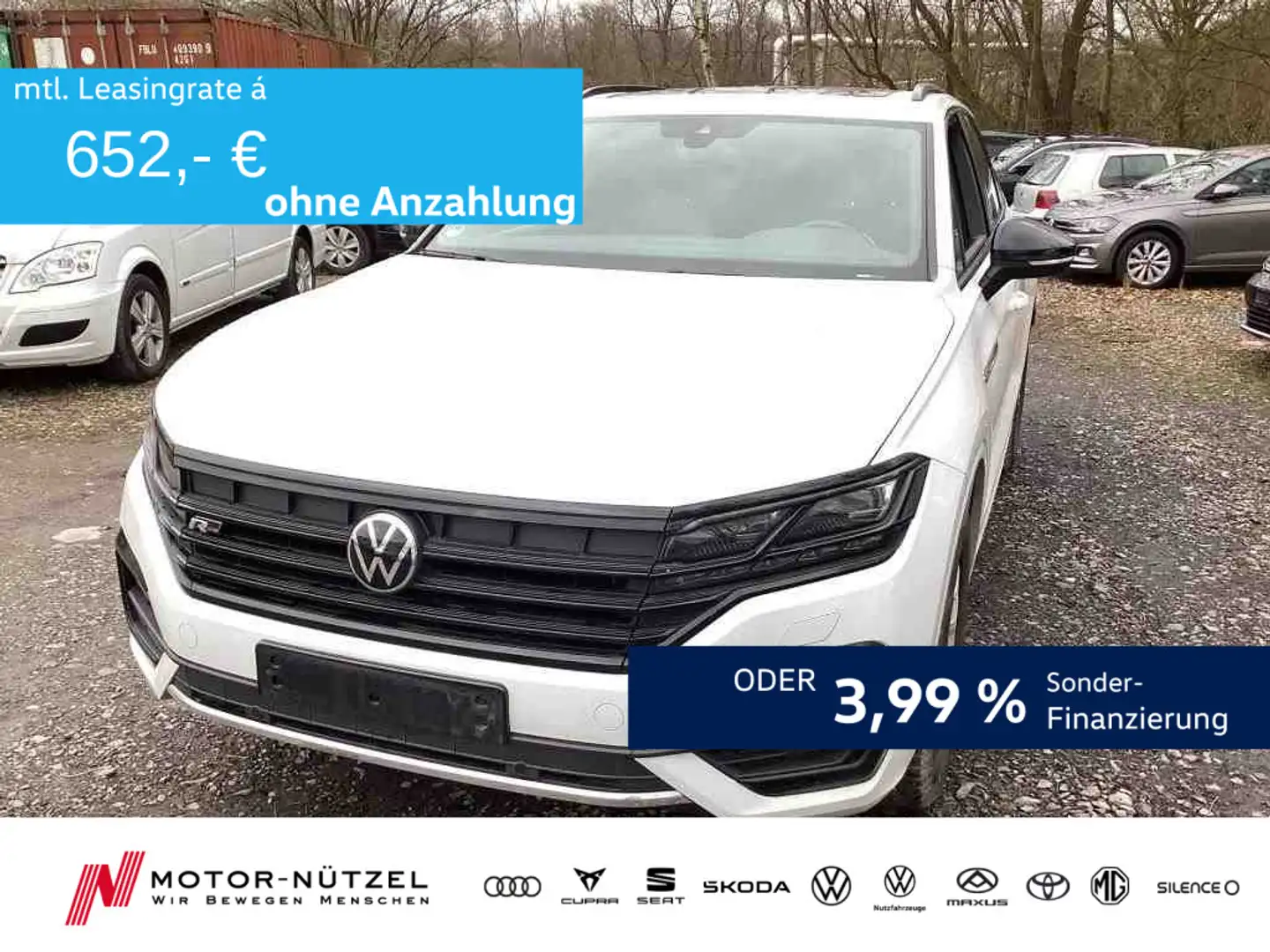 Volkswagen Touareg 3.0 TDI 4M R-LINE MATRIX+AIR+NAVI+AHK Blanc - 1