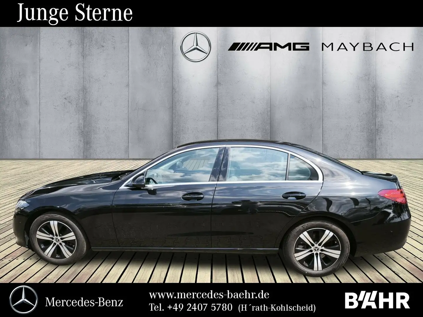 Mercedes-Benz C 220 C 220 d Avantgarde/MBUX-Navi/LED/AHK/RFK/LMR-17" Noir - 2