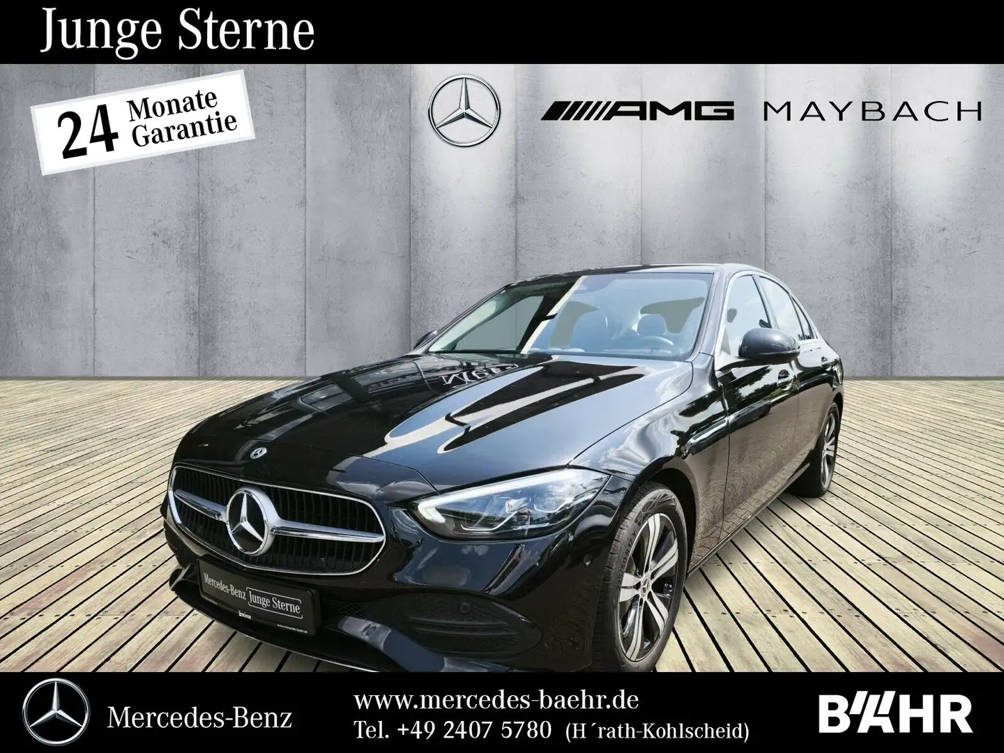 Mercedes-Benz C 220 C 220 d Avantgarde/MBUX-Navi/LED/AHK/RFK/LMR-17" Noir - 1