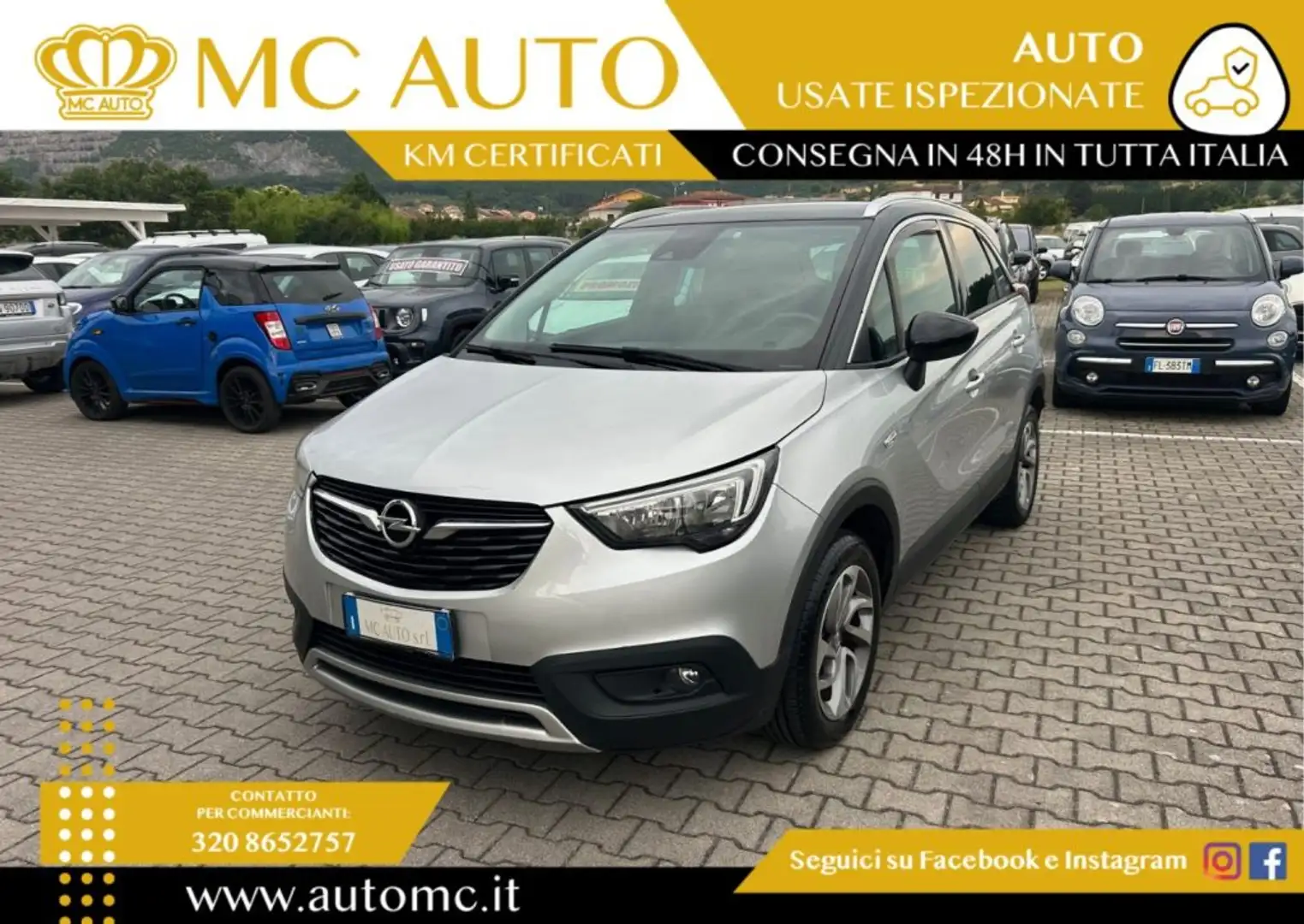 Opel Crossland 1.5 ECOTEC D 120 CV Elegance Argento - 2