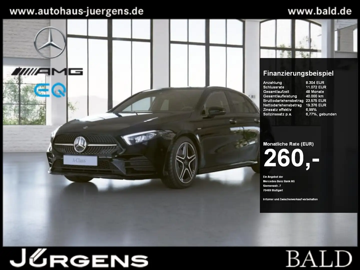 Mercedes-Benz A 250 e AMG-Sport/LED/Night/Ambiente/18" Noir - 1